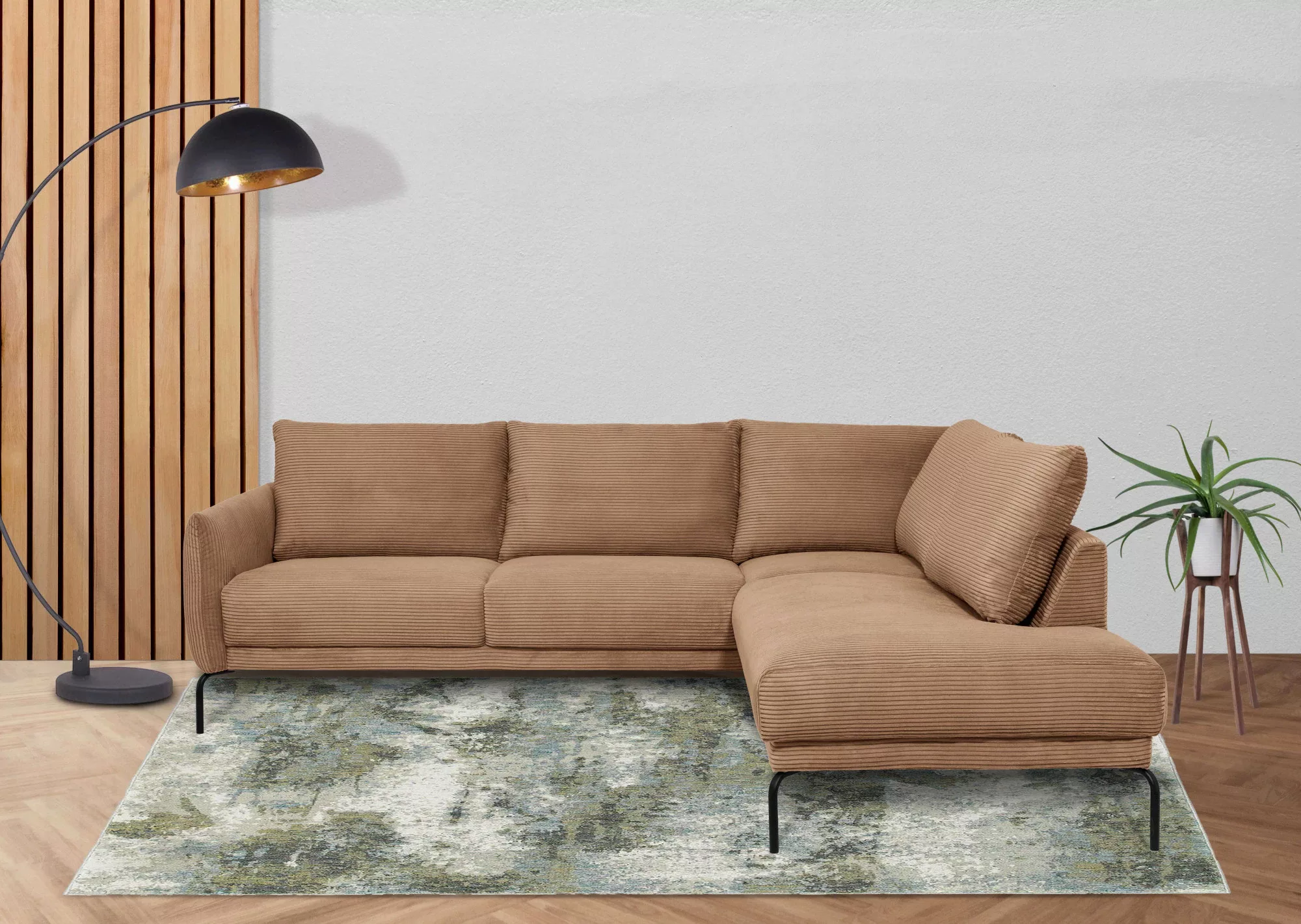 Places of Style Ecksofa "Calvera Breite 258 cm, L-Form," günstig online kaufen