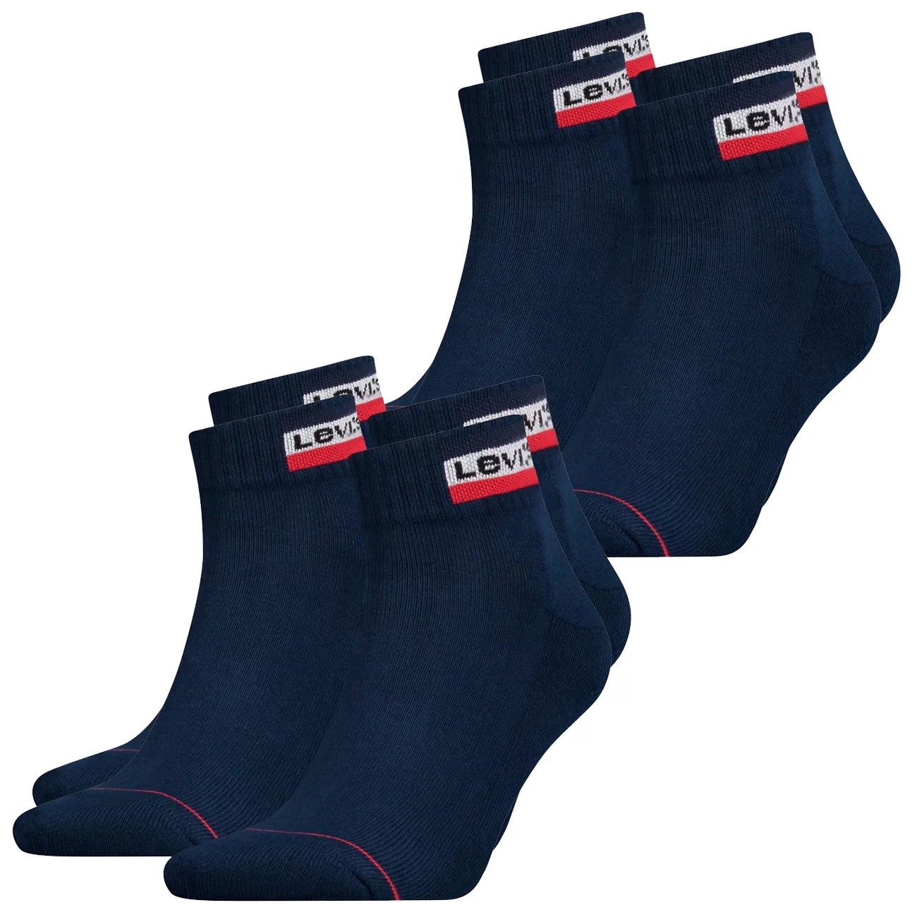 Quartersocken - 144NDL MID CUT SPRTWEAR LOGO 4er 6er 8er Multipack günstig online kaufen