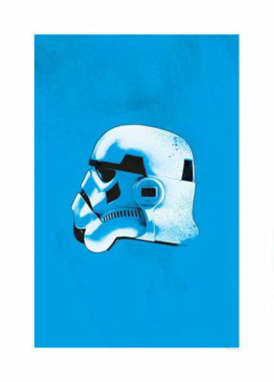 KOMAR Wandbild - Star Wars Classic Helmets Stormtrooper - Größe: 50 x 70 cm günstig online kaufen