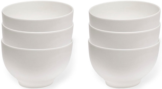 vivo Villeroy & Boch Group Müslischüssel »Basic White«, 6 tlg., aus Fine Ch günstig online kaufen