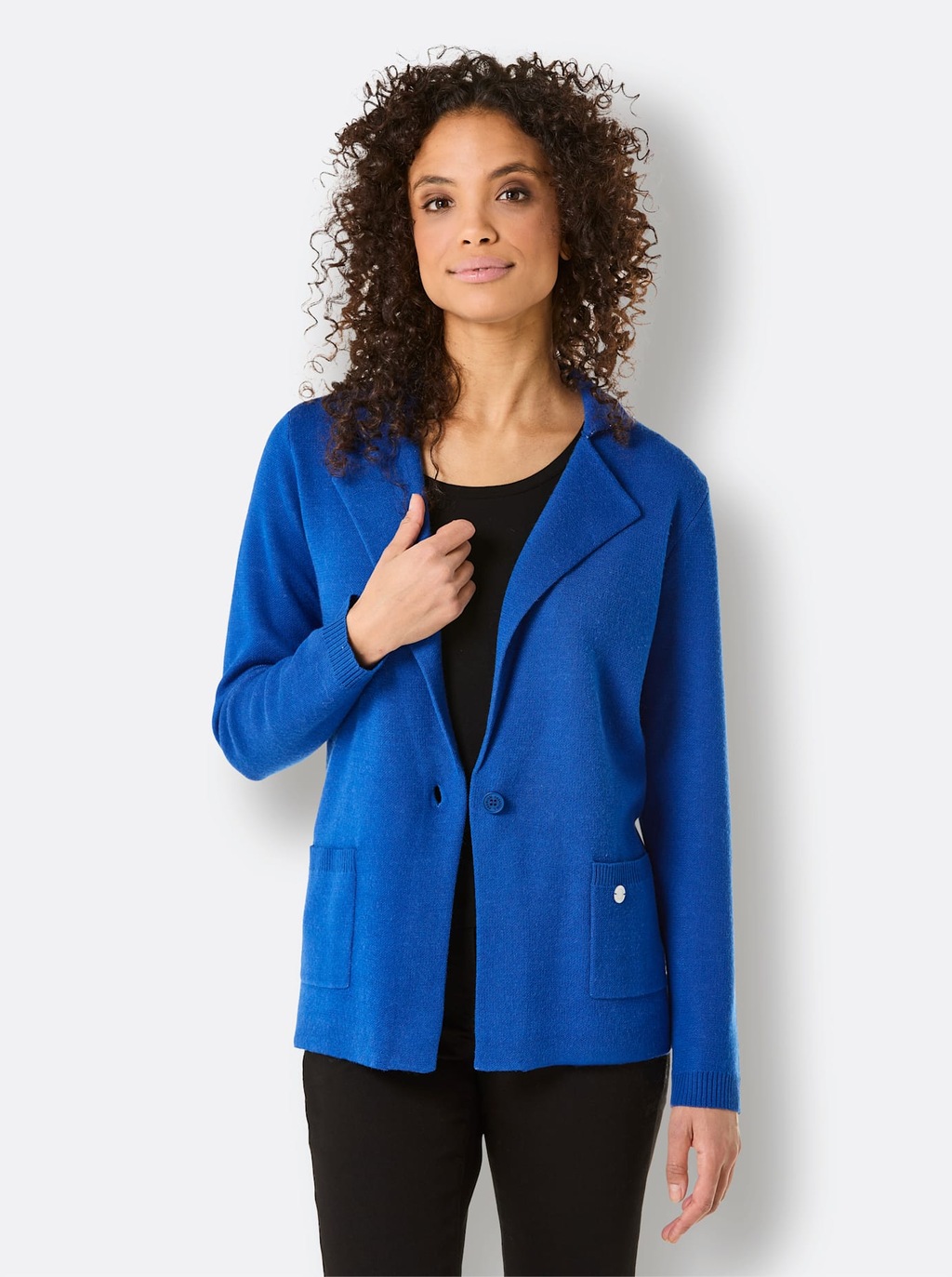 CREATION L PREMIUM Jacquardstrickjacke günstig online kaufen