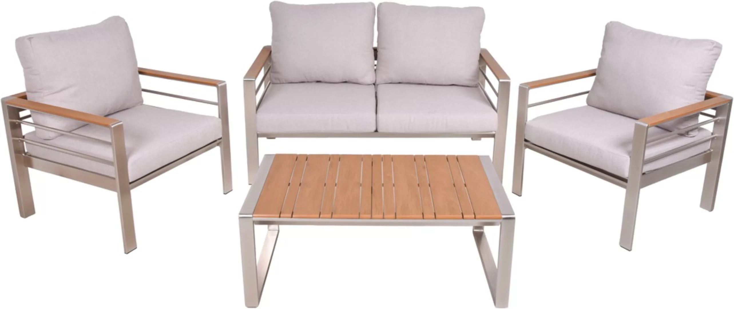 Garden Pleasure Gartenlounge-Set "FLORENCE", (4 tlg.) günstig online kaufen