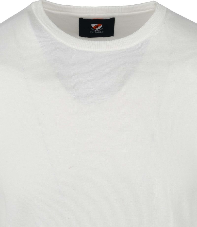Suitable  Pullover O-Ausschnitt Weiß - Größe XXL günstig online kaufen
