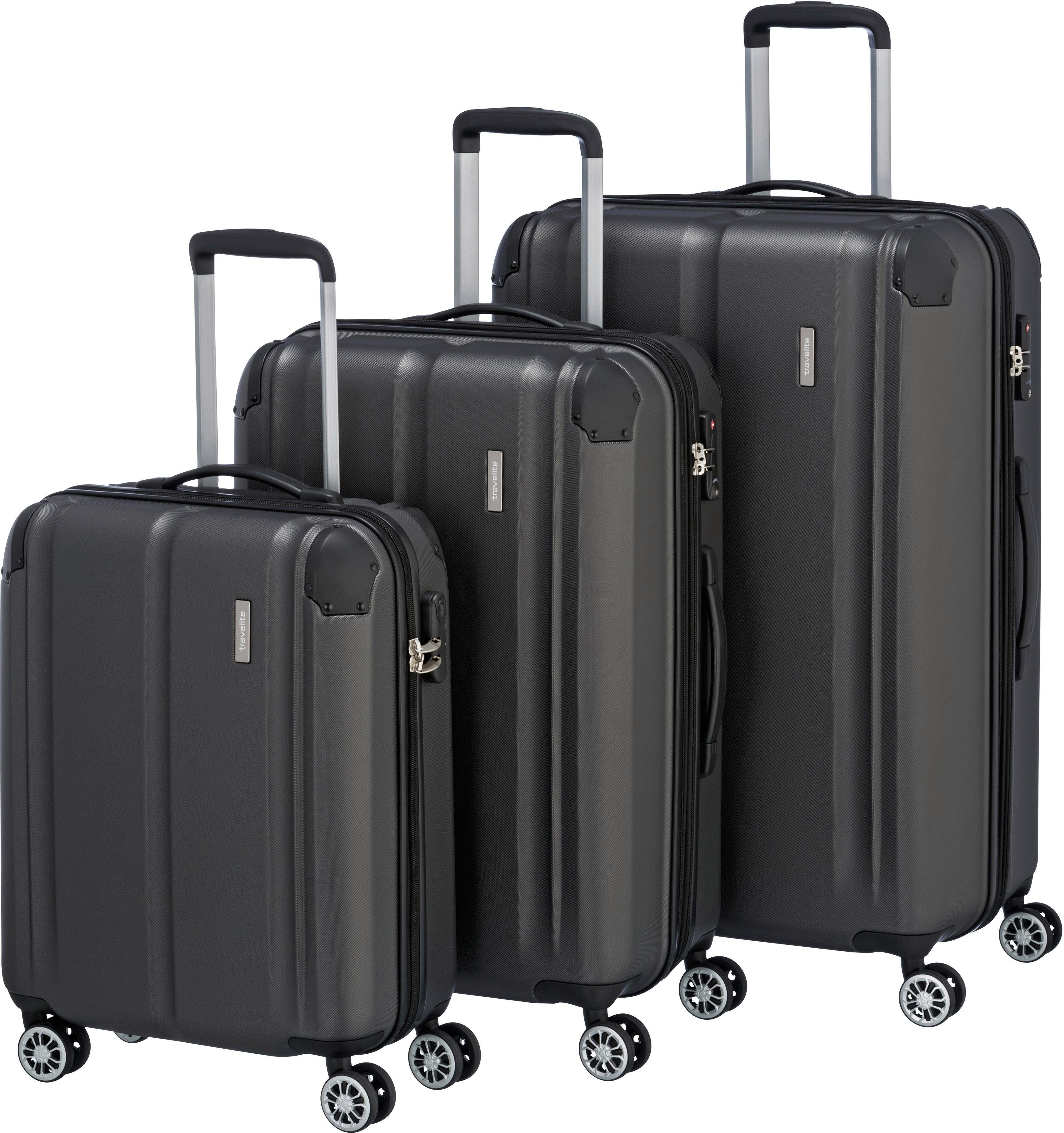 travelite Trolleyset CITY, marine, 4 Rollen, günstig online kaufen