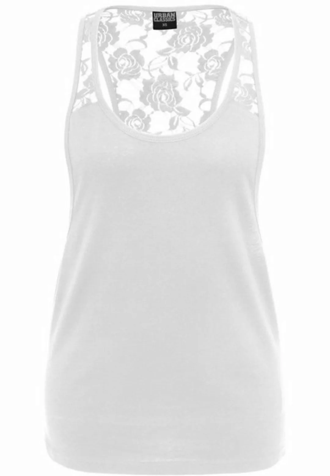 URBAN CLASSICS Muskelshirt Urban Classics Damen Ladies Flower Laces Loose T günstig online kaufen