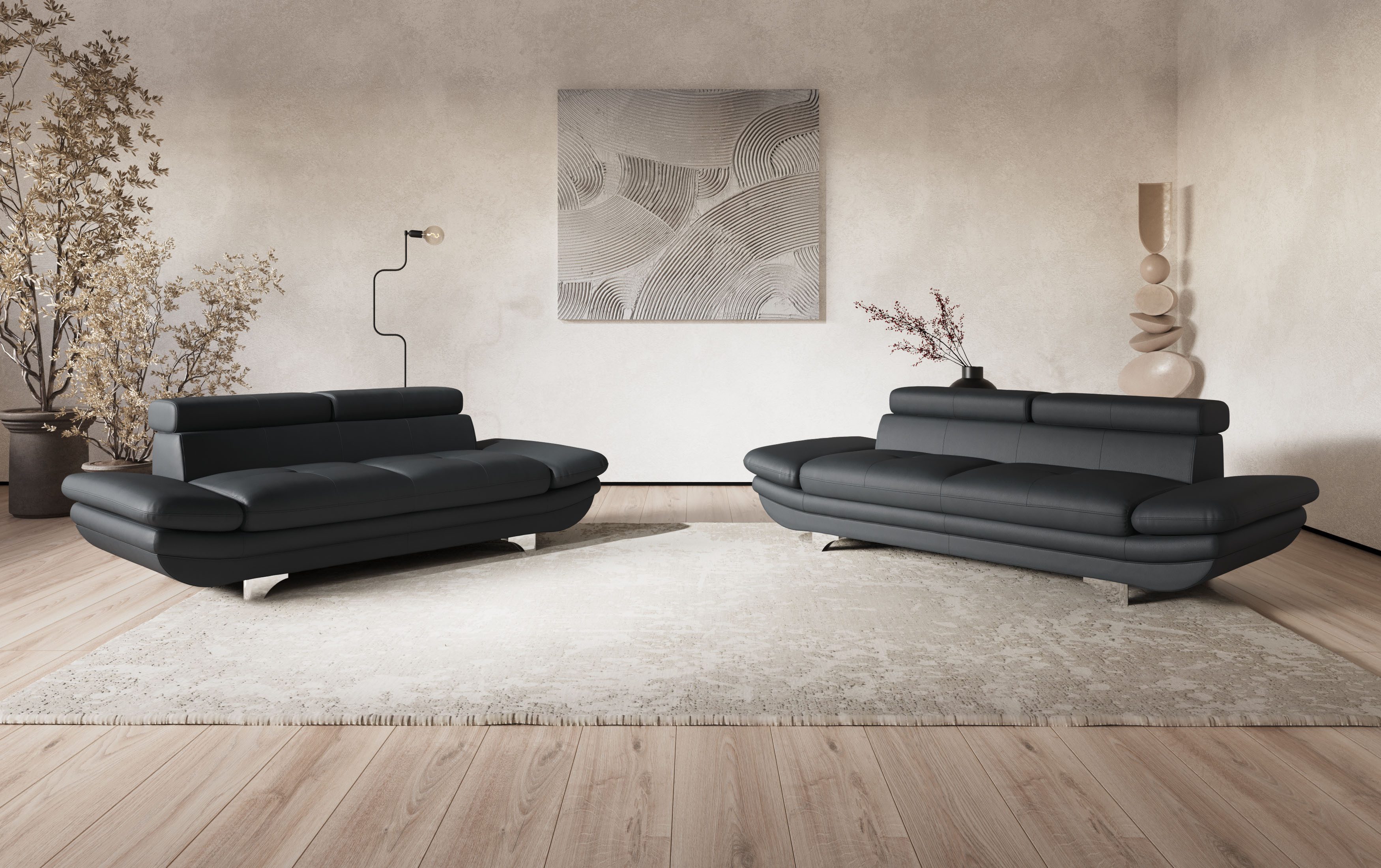 COTTA 2-Sitzer Enterprise, Big-Sofa, mit Armteilverstellung günstig online kaufen