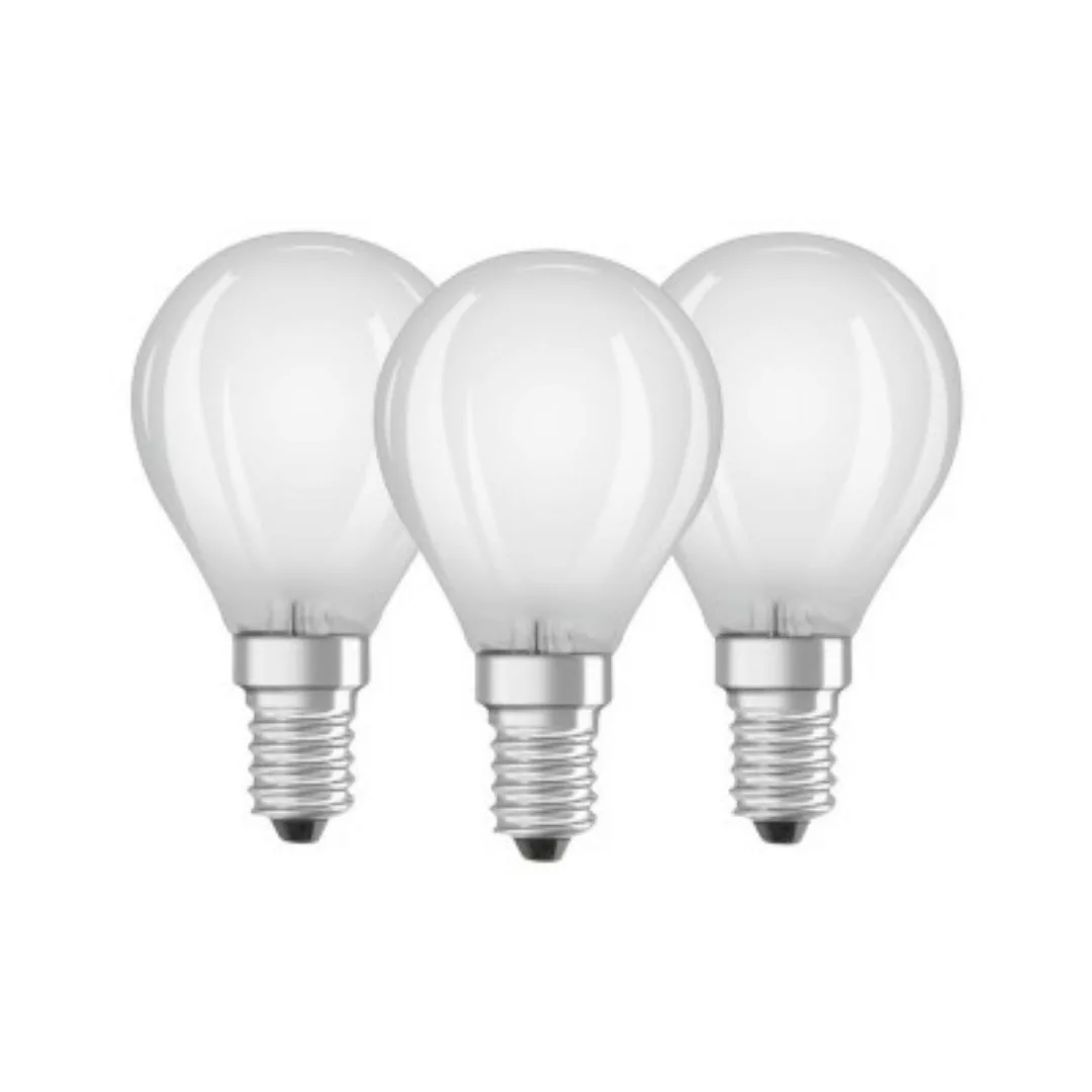 LED-Lampe E14 4W, warmweiß, 470 Lumen, 3er-Set günstig online kaufen