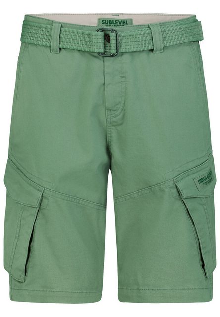 SUBLEVEL Cargoshorts Herren Cargo Shorts Sommer kurze Hose Bermuda knielang günstig online kaufen