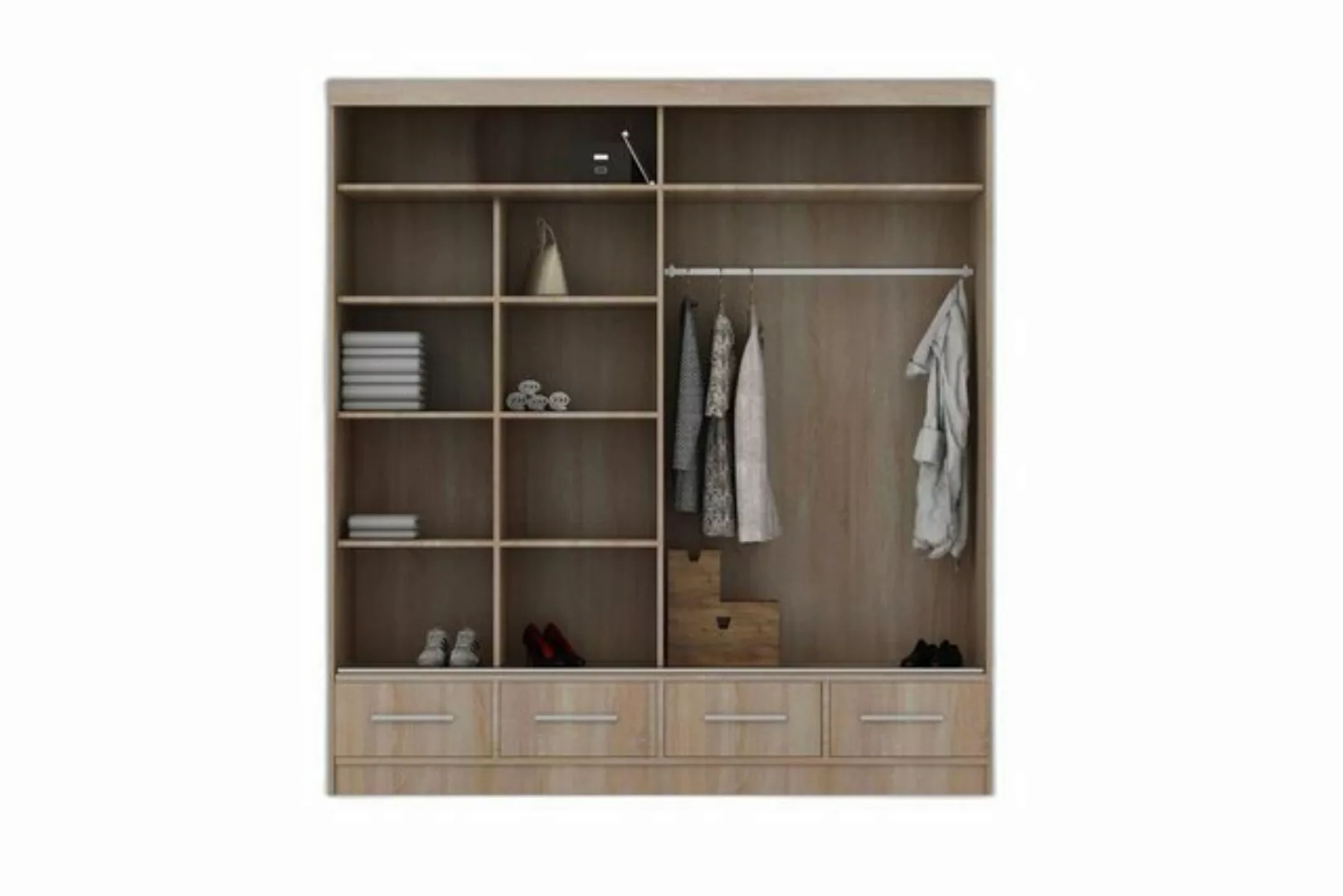 Xlmoebel Kleiderschrank Hochschrank Designer Kommoden Schrank Schrank Kleid günstig online kaufen