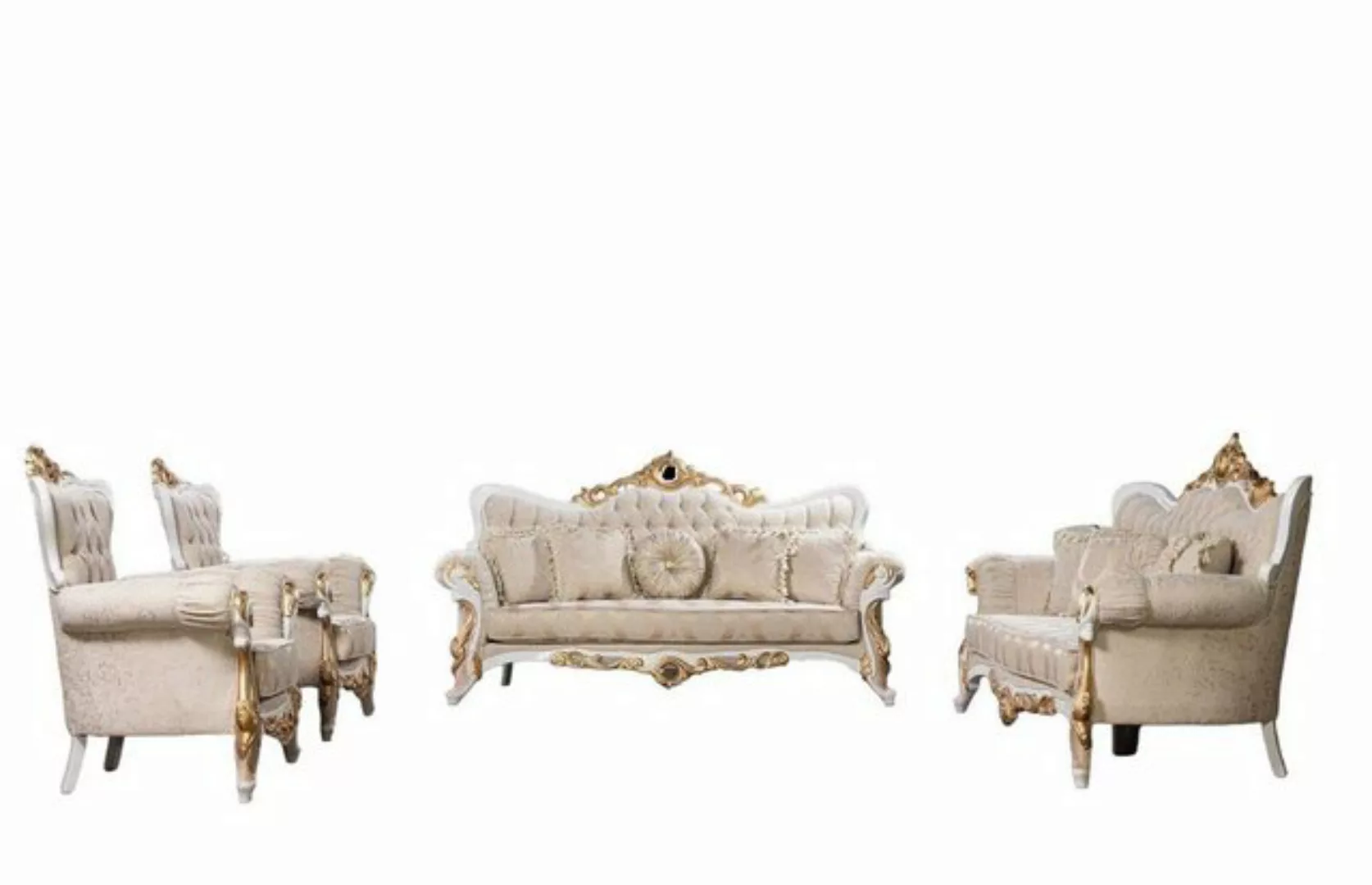 JVmoebel Sofa Sofagarnitur 3211 Sitz Set Design Sofa Polster Couchen Luxus günstig online kaufen