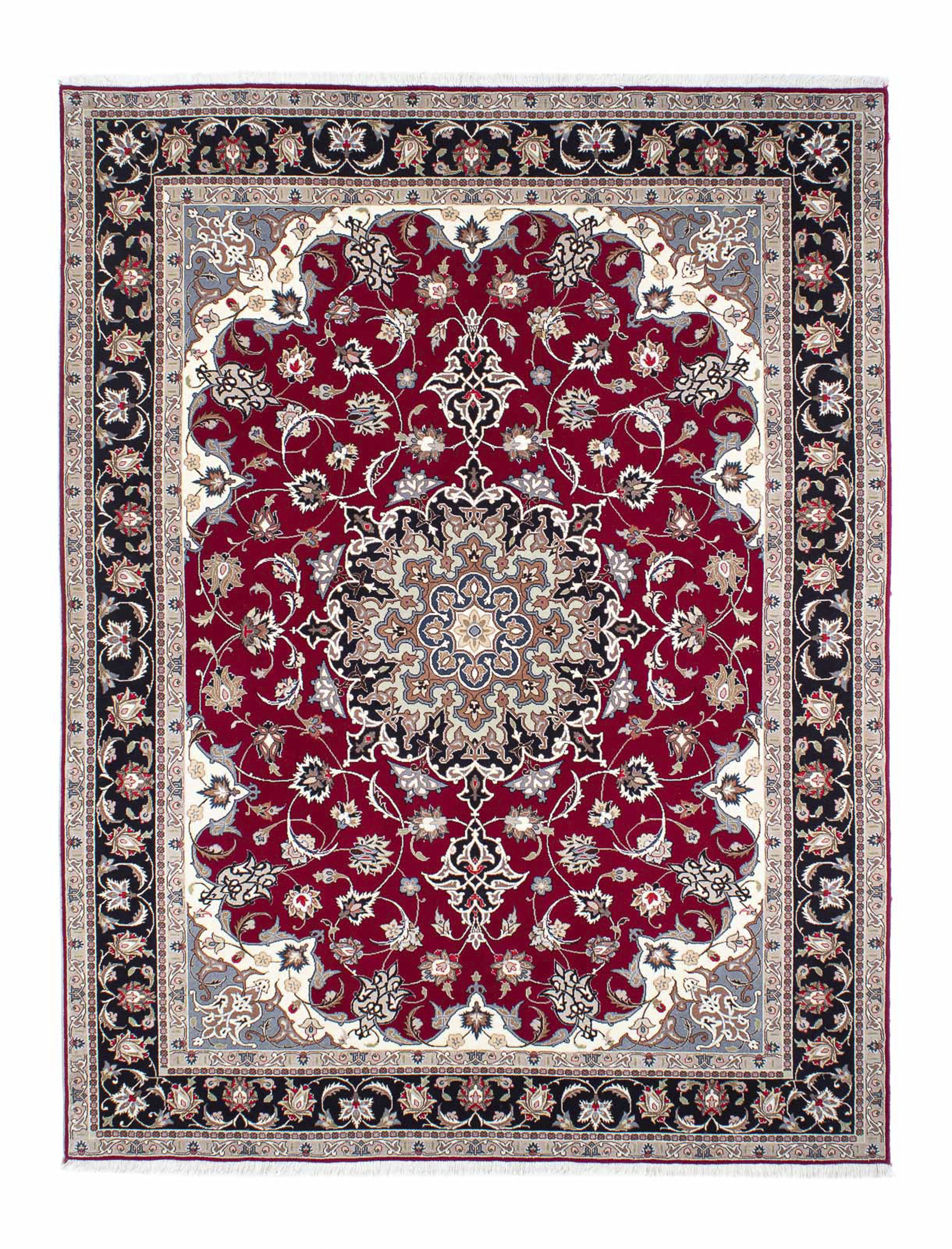morgenland Orientteppich »Perser - Täbriz - Royal - 198 x 154 cm - dunkelro günstig online kaufen