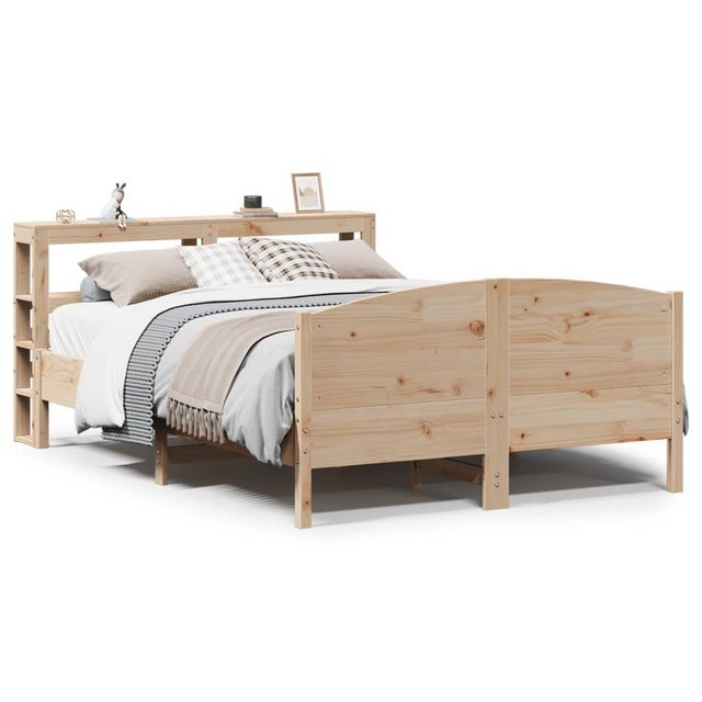 vidaXL Bett, Massivholzbett ohne Matratze 140x190 cm Kiefernholz günstig online kaufen