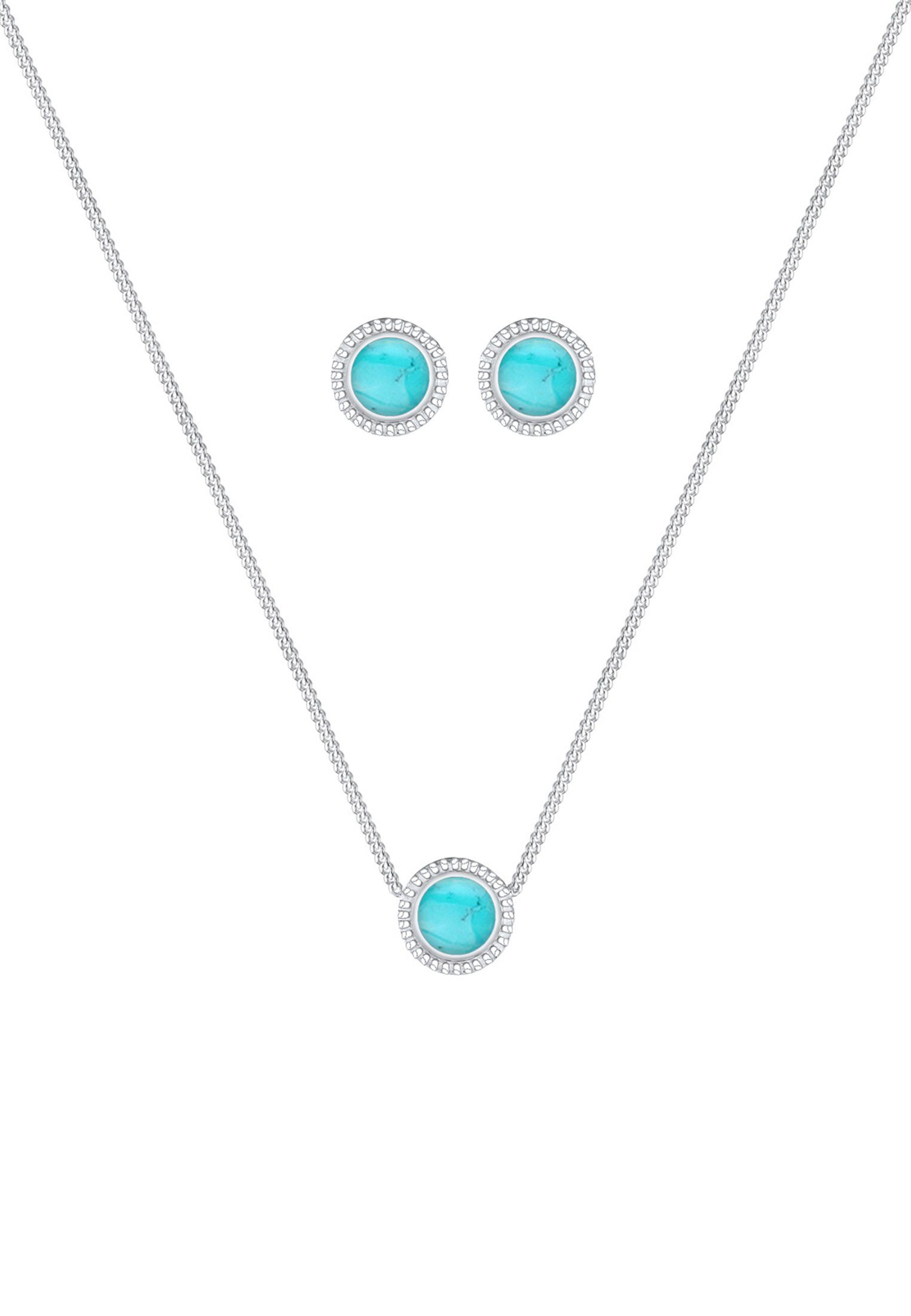 Elli Schmuckset Vintage Boho Howlith Türkis günstig online kaufen