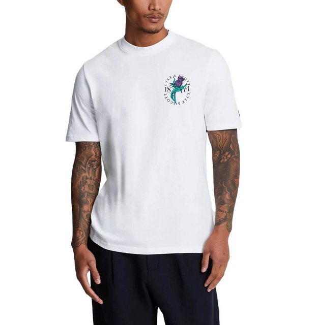 Lyle & Scott T-Shirt T-Shirt Lyle&Scott Thistle Flora Print günstig online kaufen