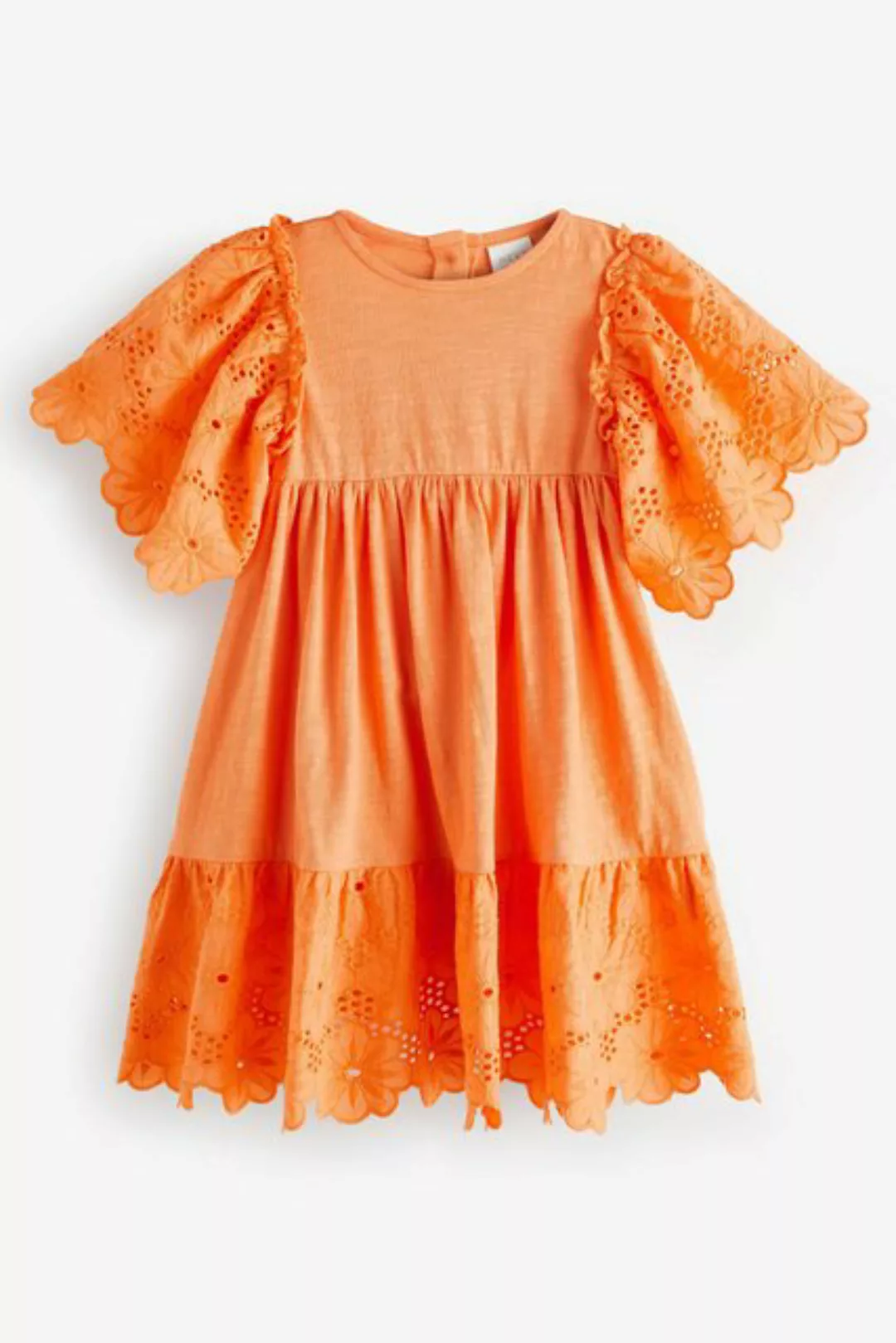 Next Jerseykleid Kleid mit Lochstickerei (1-tlg) günstig online kaufen