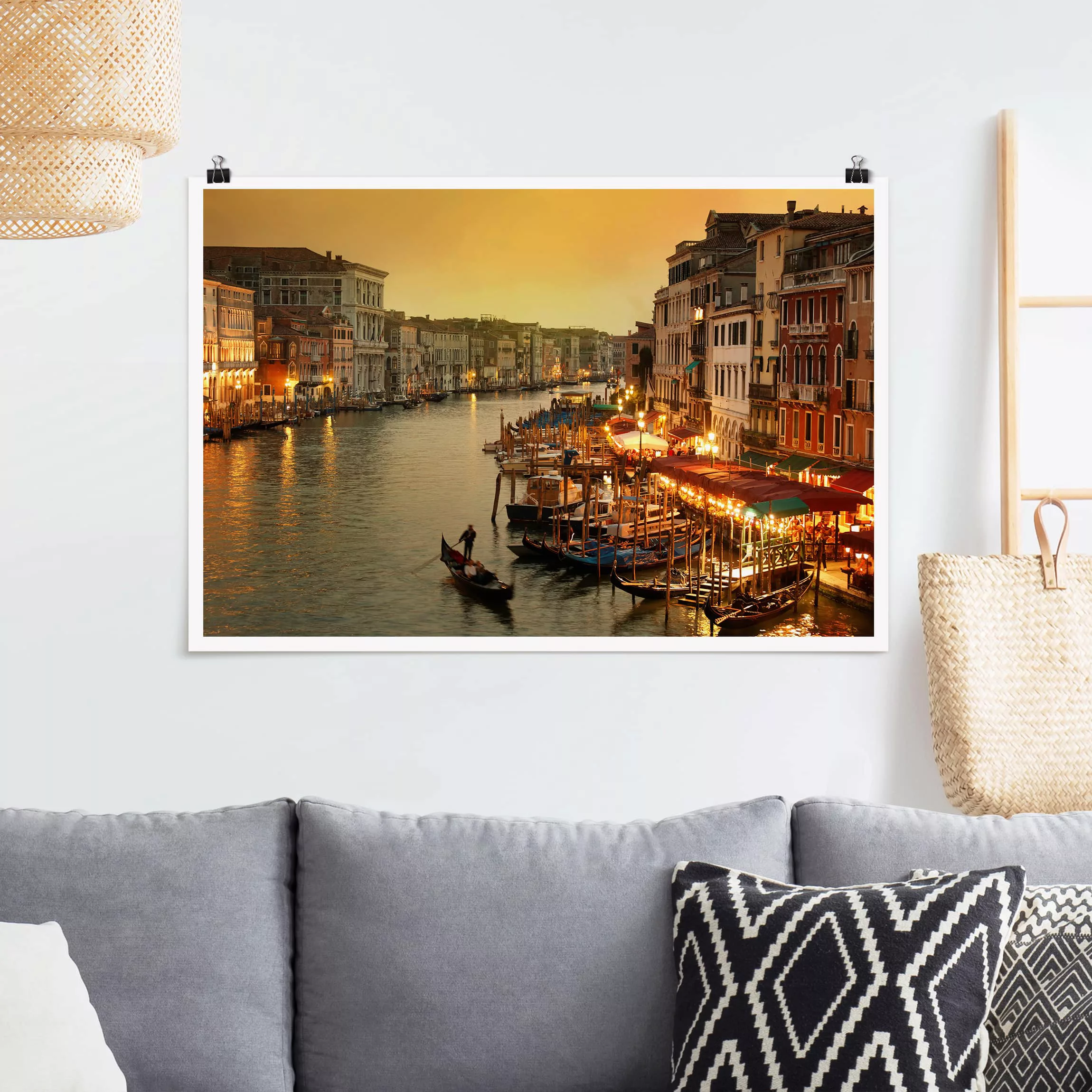 Poster Architektur & Skyline - Querformat Großer Kanal von Venedig günstig online kaufen