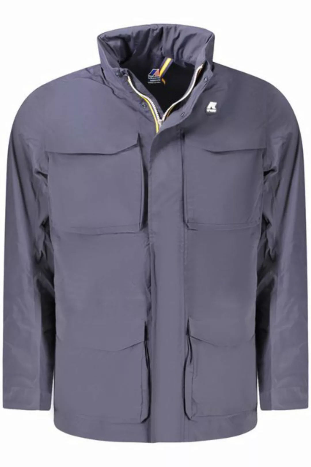 K-Way Outdoorjacke Herren Sportjacke Blau mit Kapuze und Taschen - Funktion günstig online kaufen