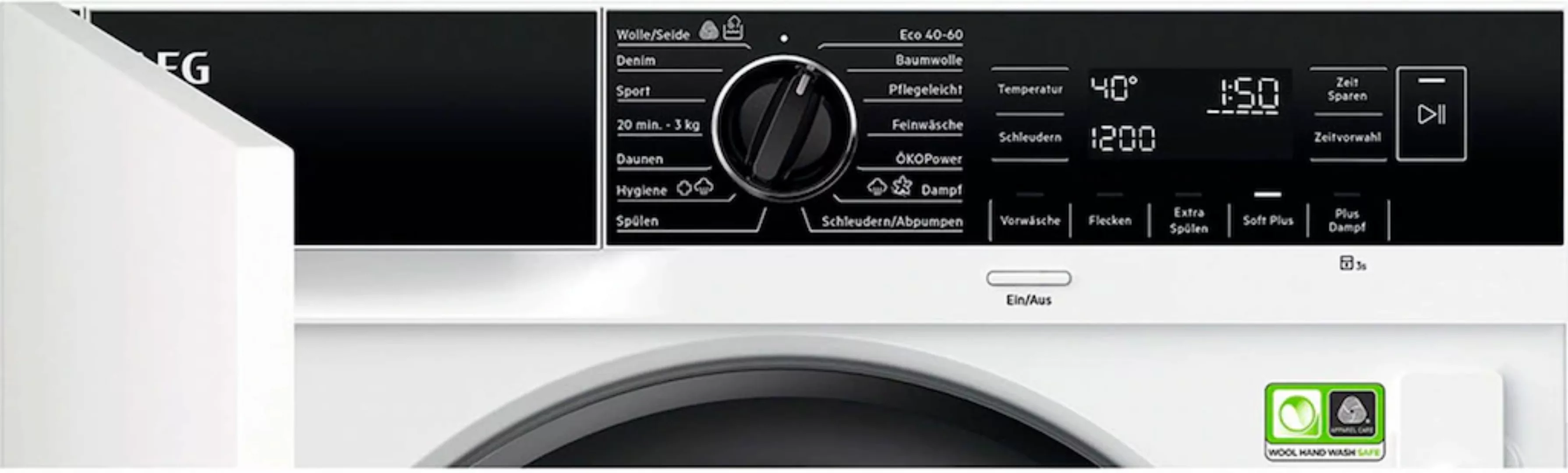 AEG Einbauwaschmaschine 8000 »LR8BI7480«, 8 kg, 1400 U/min, ÖkoMix-Technolo günstig online kaufen