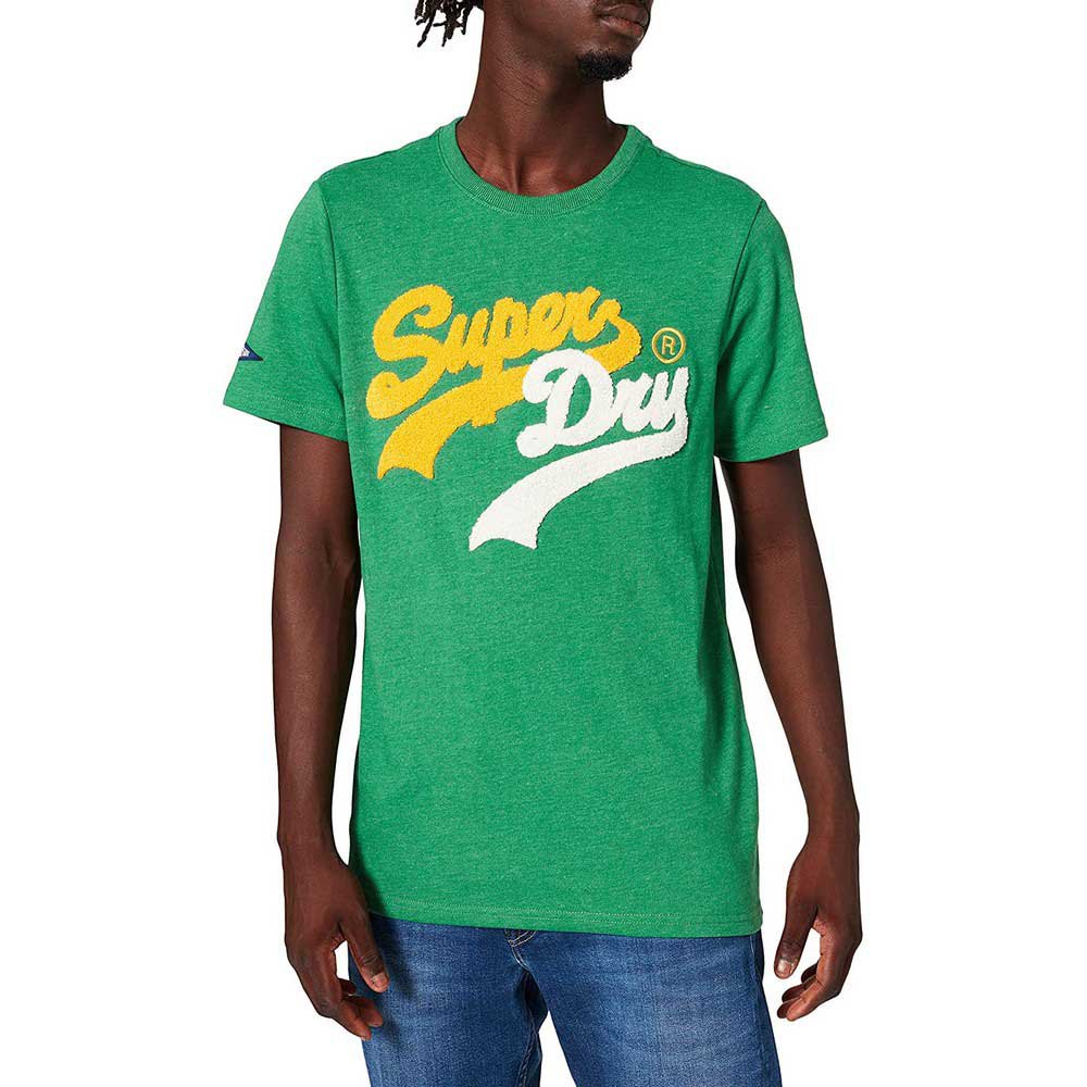 Superdry Vintage Logo Source Kurzarm T-shirt XS Oregon Green Marl günstig online kaufen