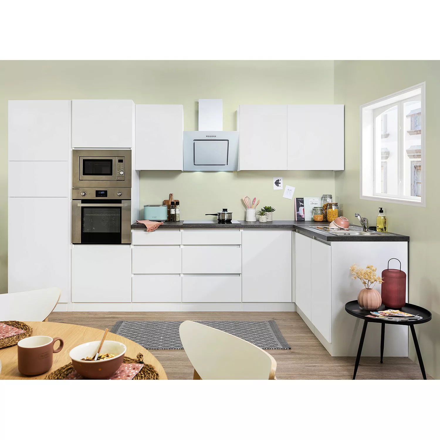 home24 Küchenzeile Bergun II (12-teilig) günstig online kaufen