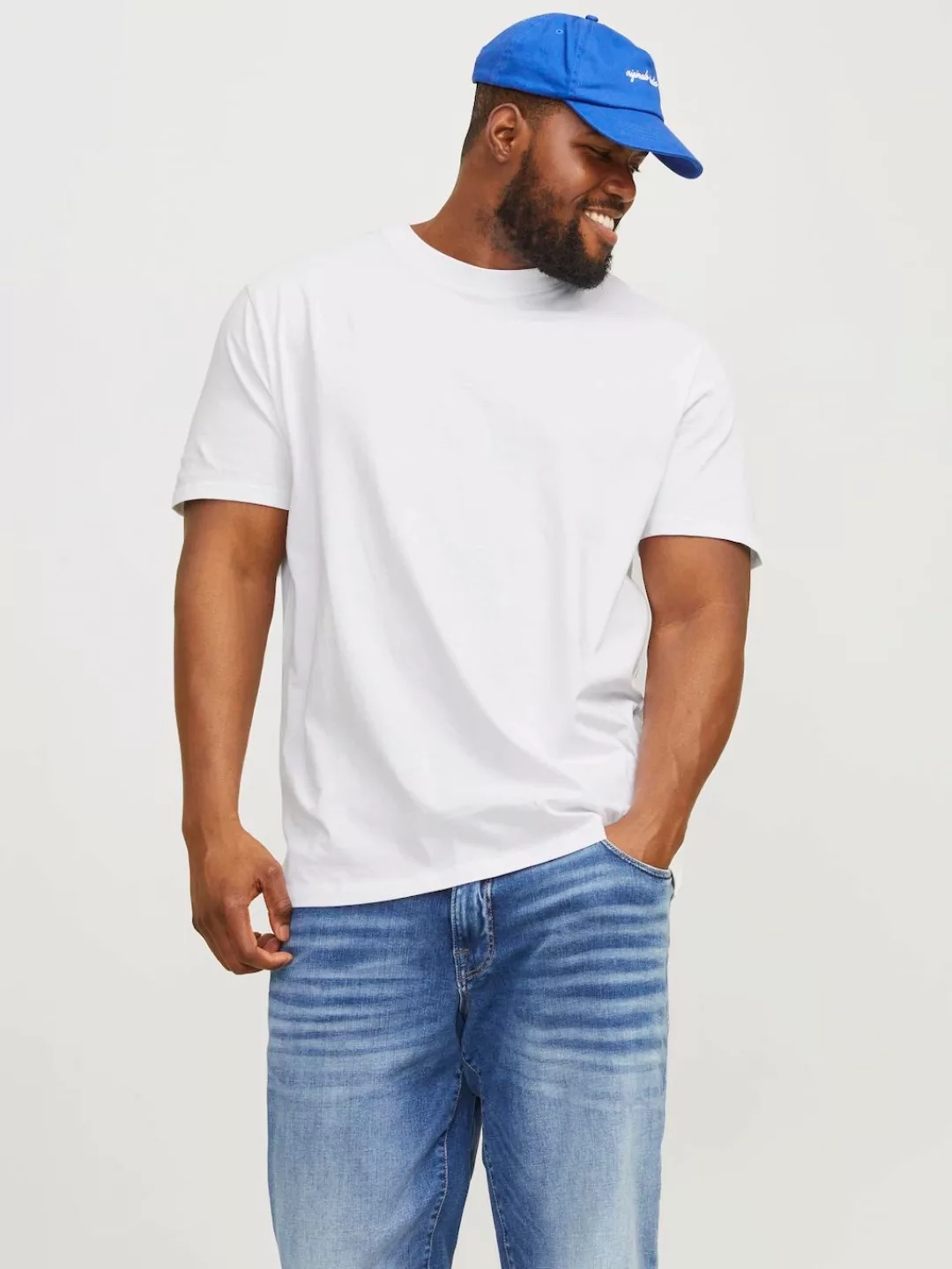 Jack & Jones PlusSize T-Shirt JJEBRADLEY TEE SS NOOS PLS mit Rundhalsaussch günstig online kaufen