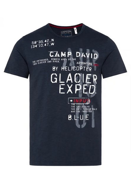 CAMP DAVID T-Shirt T-Shirt HELI FLIGHT Kurzarmshirt (1-tlg) günstig online kaufen