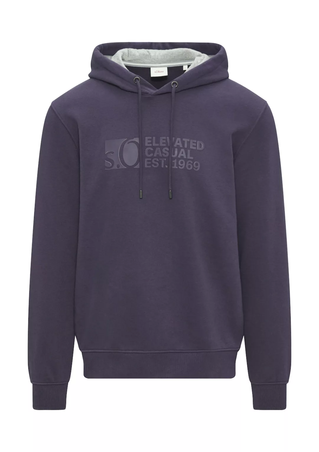 s.Oliver Kapuzensweatshirt mit Front-Print günstig online kaufen