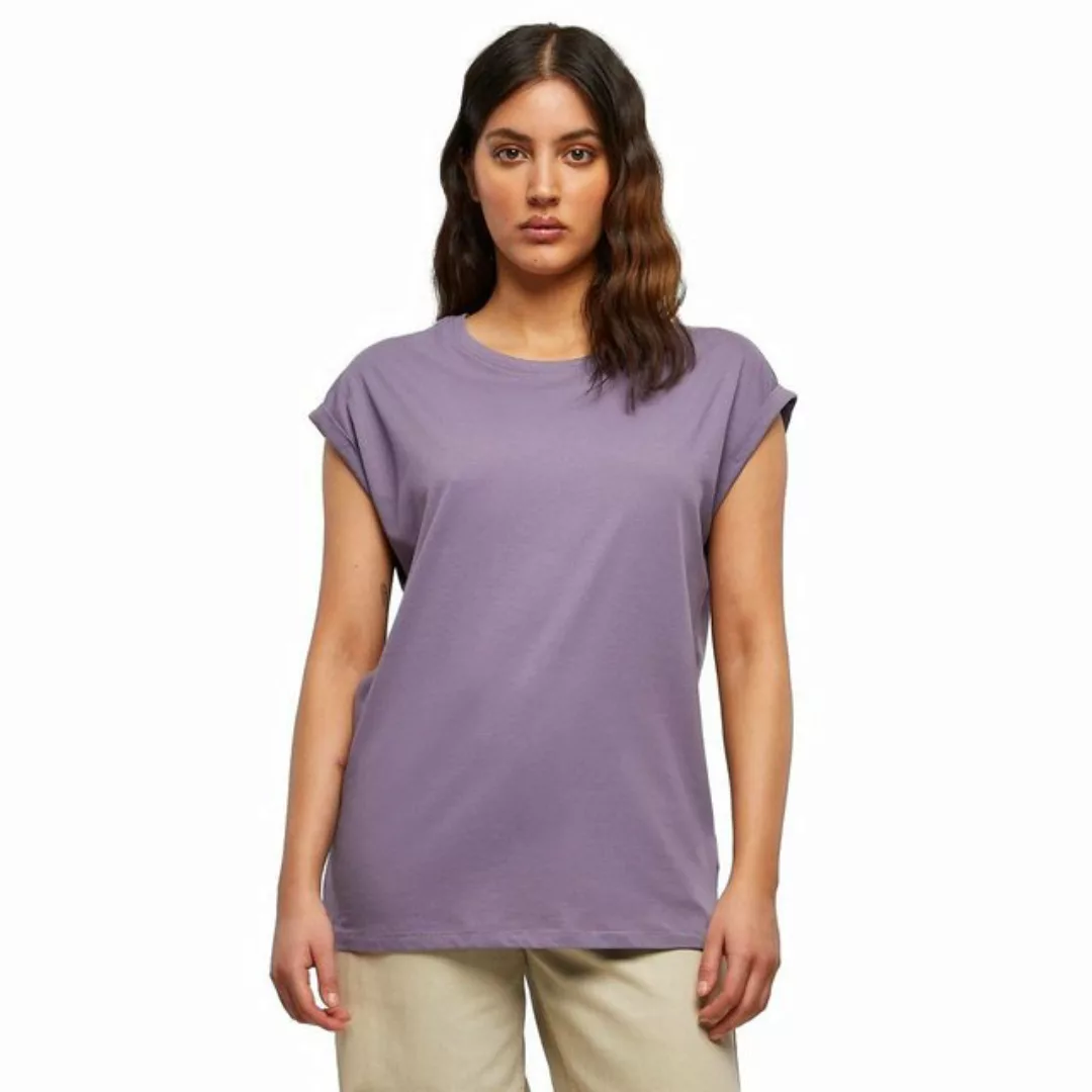 URBAN CLASSICS T-Shirt Ladies Extended Shoulder Tee - dusty purple günstig online kaufen