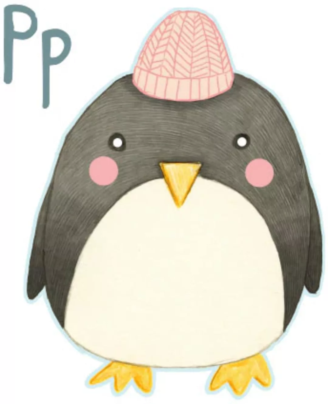 Wall-Art Wandtattoo »Pinguin Penguin Buchstabe P«, (1 St.) günstig online kaufen