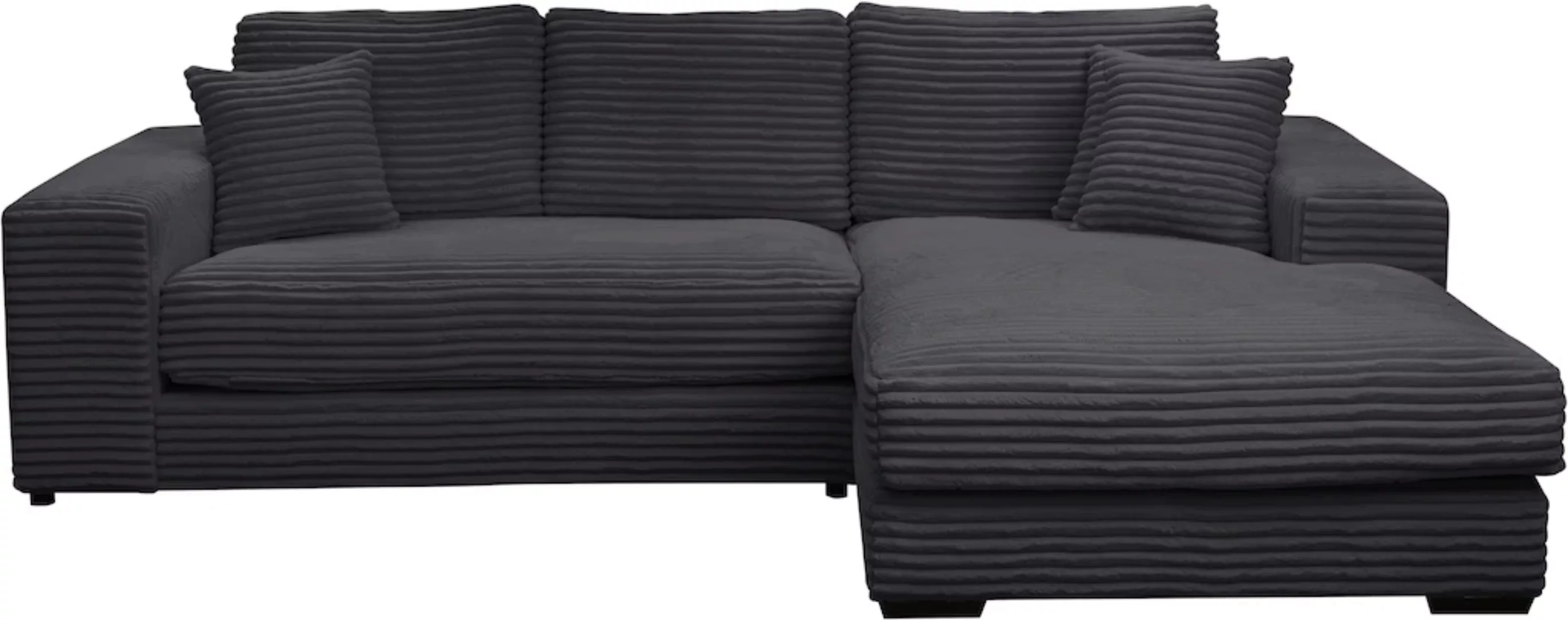 WERK2 Ecksofa "Eden L-Form", Design Ecksofa in Cord mit besonders weichem S günstig online kaufen