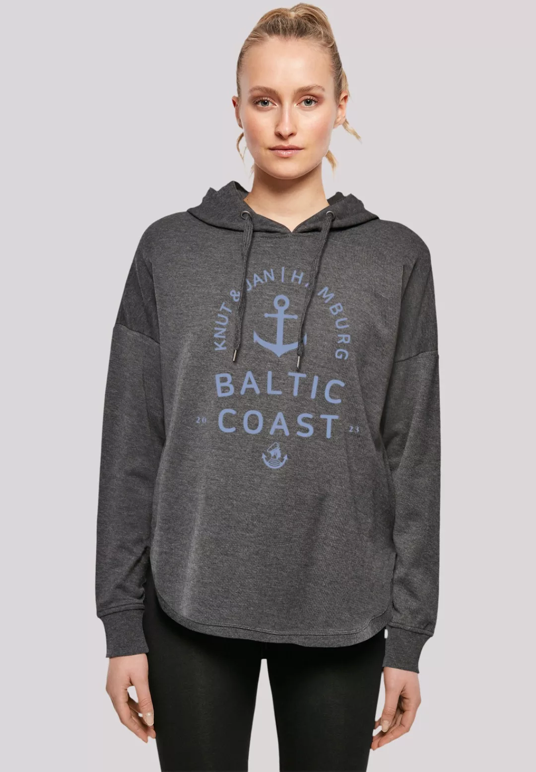 F4NT4STIC Kapuzenpullover "Ostsee Logo Knut & Jan Hamburg", Print günstig online kaufen