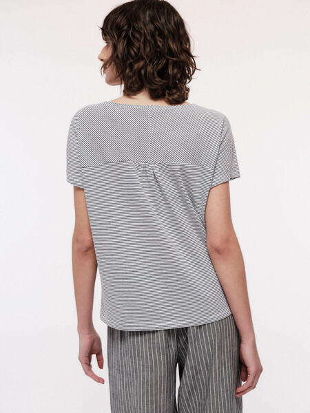 Shirt Mit Streifen Aus Bio-pima-baumwolle günstig online kaufen