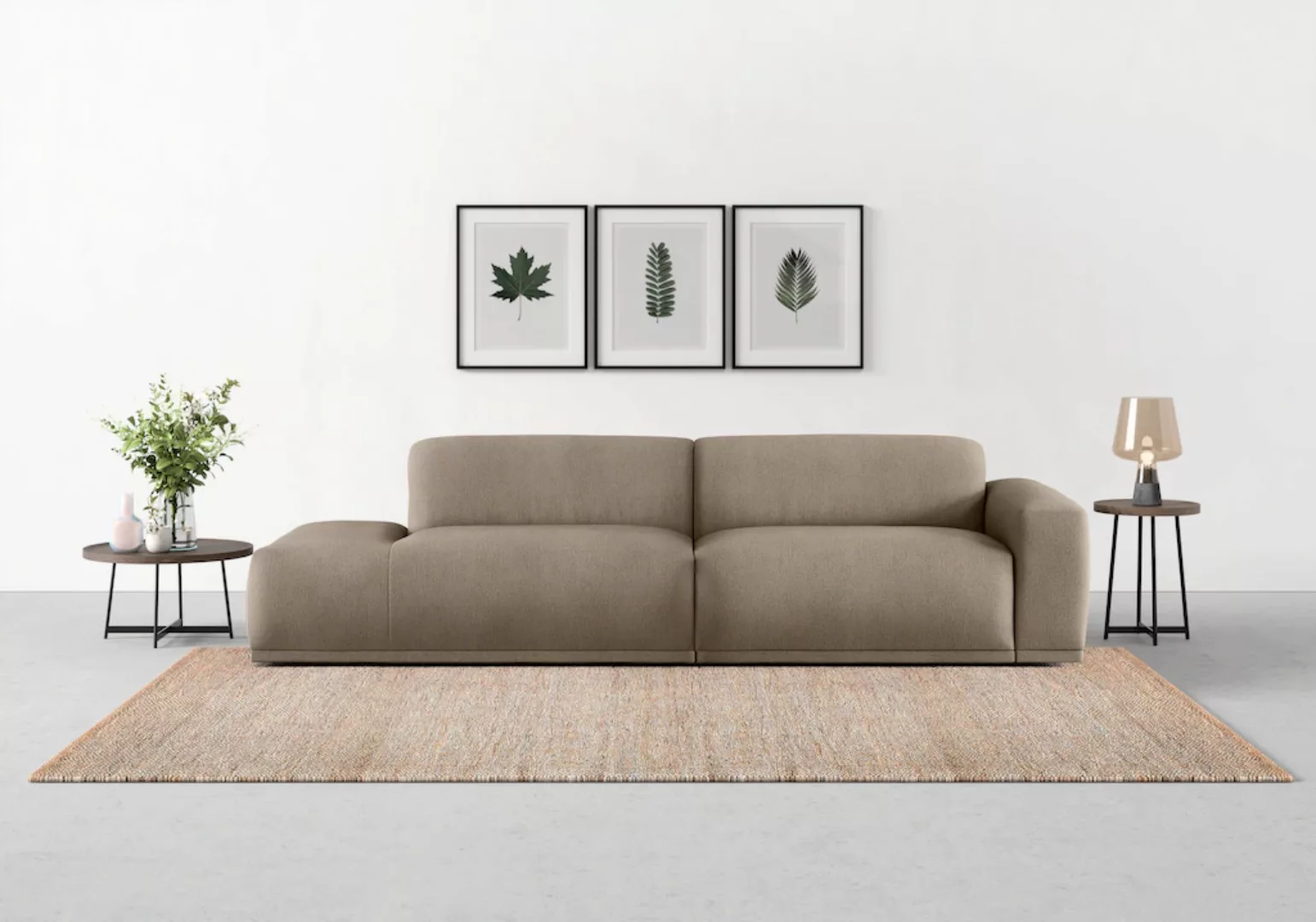 TRENDMANUFAKTUR Big-Sofa "Braga, mit hochwertigem Kaltschaum, Megasofa, in günstig online kaufen