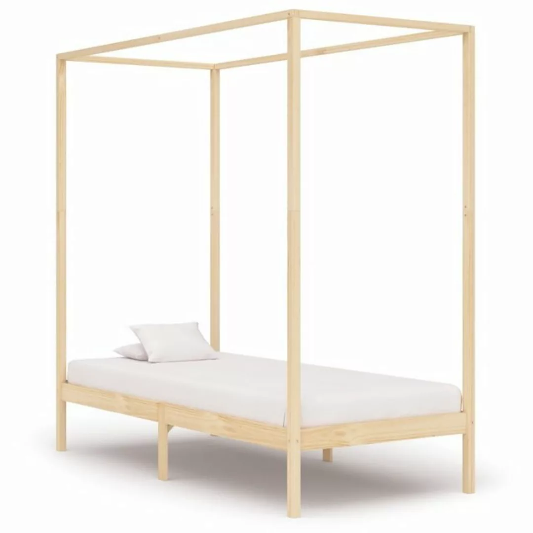 Himmelbett-gestell Massivholz Kiefer 100 X 200 Cm günstig online kaufen