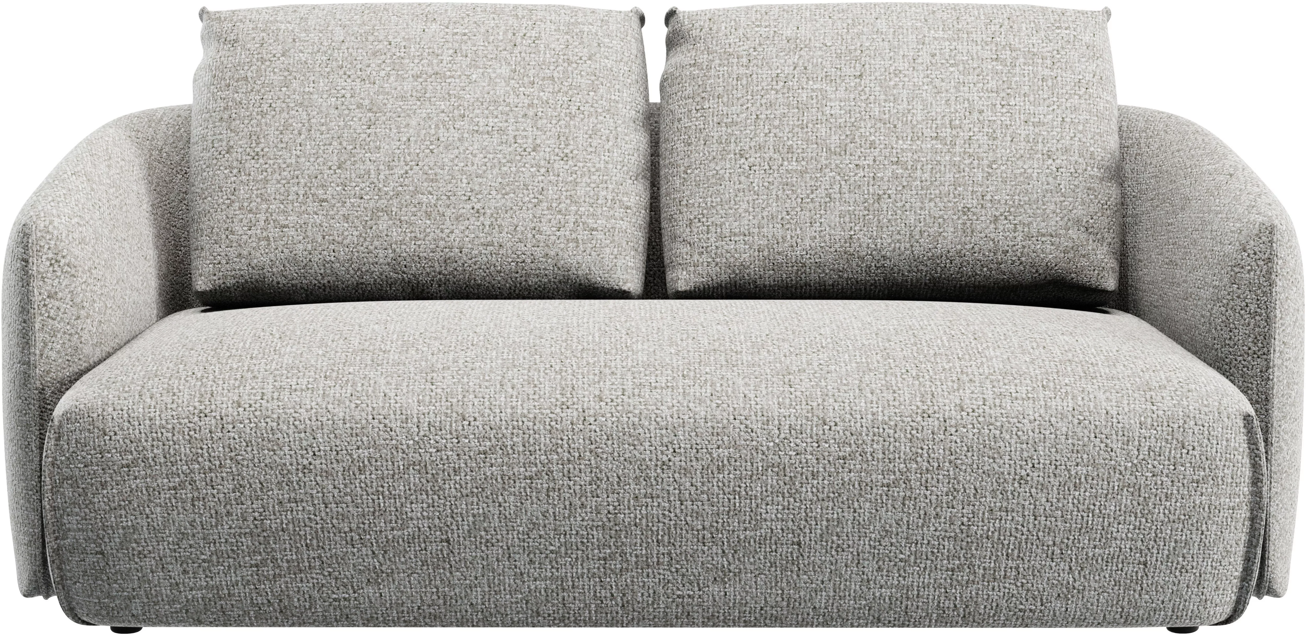 TRENDMANUFAKTUR 2-Sitzer "Shawn Designsofa, elegant geschwungen Armlehnen, günstig online kaufen