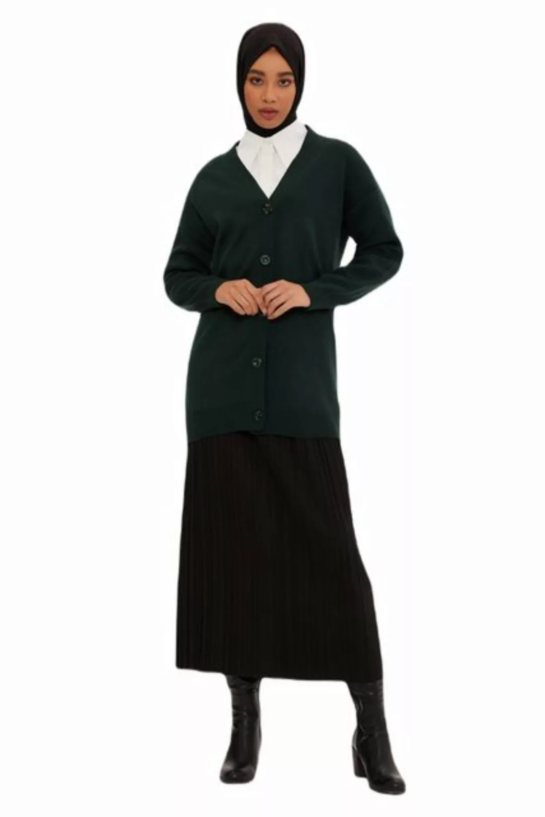 ARMİNE Longstrickjacke Armine Strickjacken für Damen, Hochwertige Schmucklo günstig online kaufen