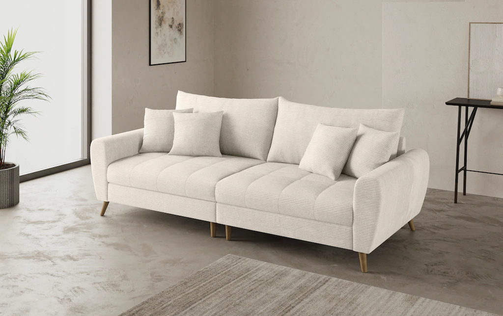 Home affaire Big-Sofa "Blackburn II", Wahlweise mit Kaltschaumpolsterung bi günstig online kaufen