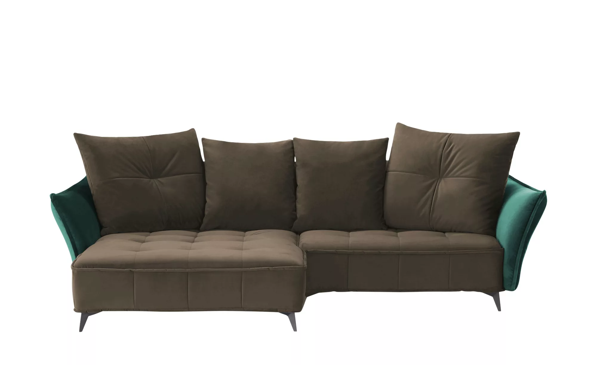 Ecksofa  Crease ¦ braun ¦ Maße (cm): B: 290 H: 80 T: 175 Polstermöbel > Sof günstig online kaufen