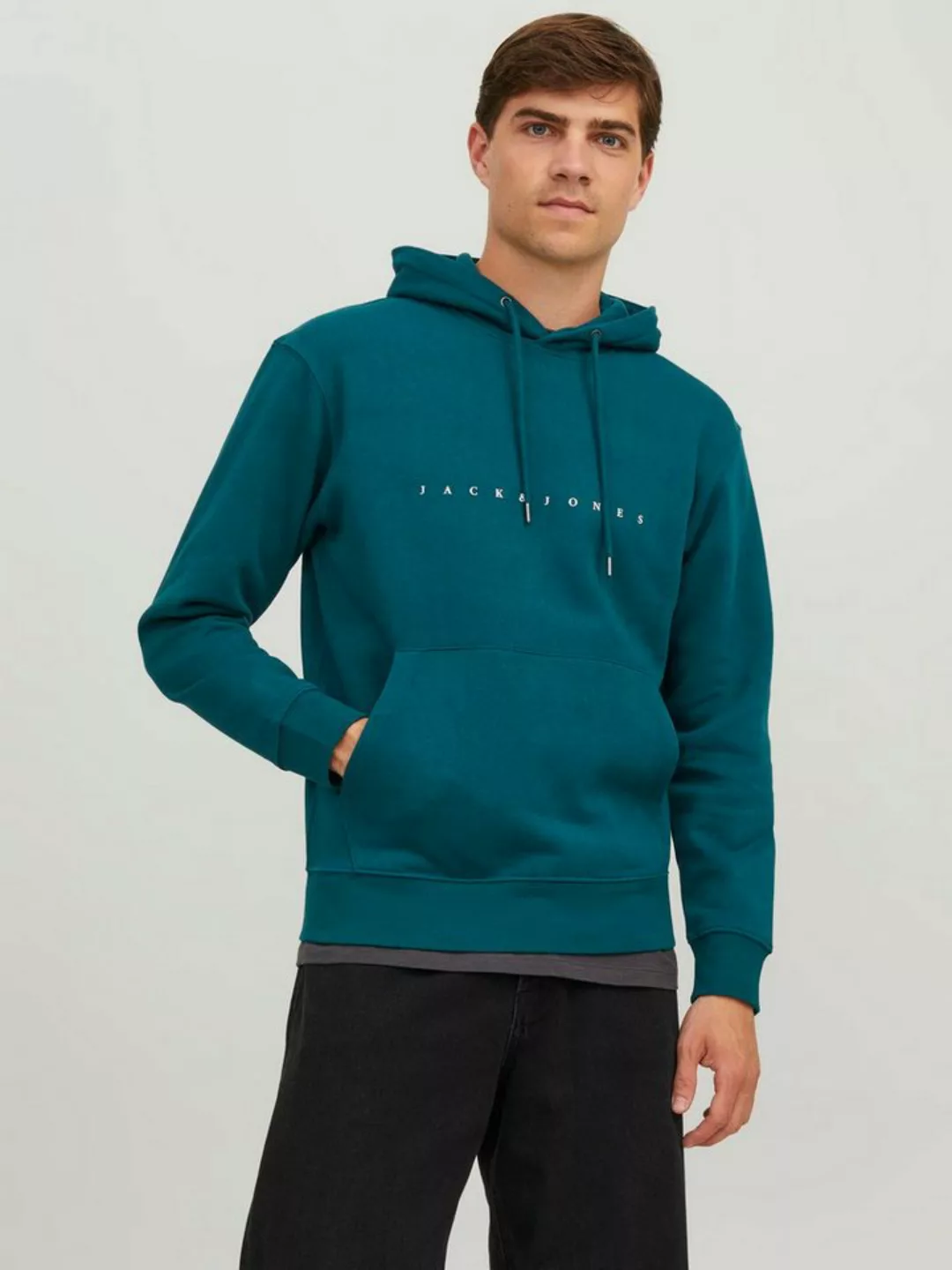 Jack & Jones Kapuzensweatshirt JJESTAR JJ SWEAT HOOD NOOS mit Logo Print im günstig online kaufen