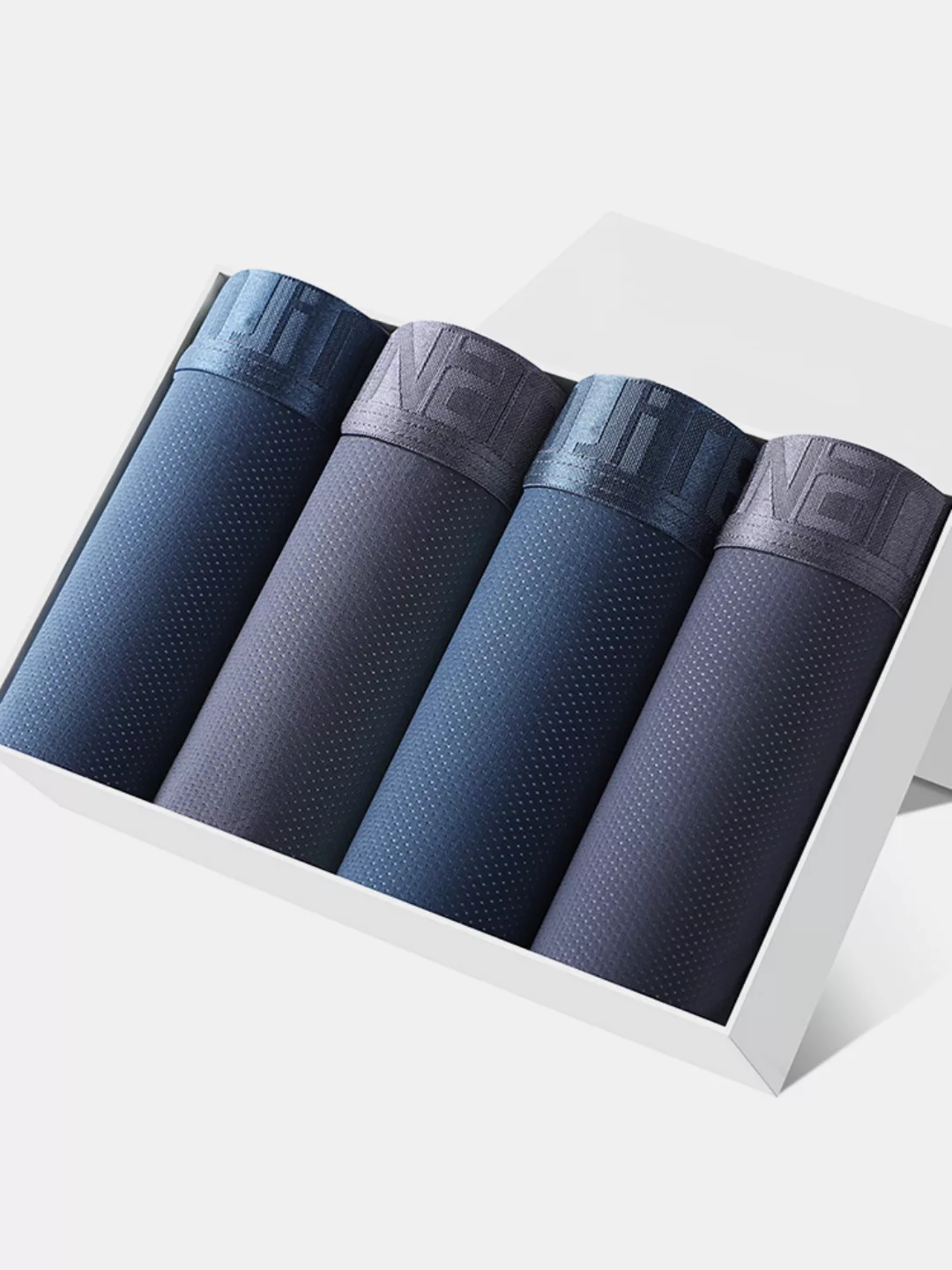 Multipacks Ice Silk Geschenkboxen 4St. Mesh Comfy Breathable Seamless Boxer günstig online kaufen