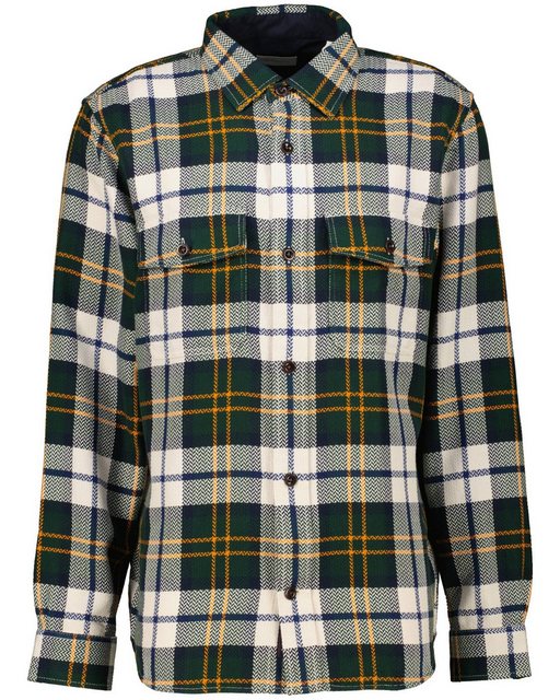 Gant Langarmhemd Herren Overshirt HERRINGBONE CHECK Regular Fit (1-tlg) günstig online kaufen