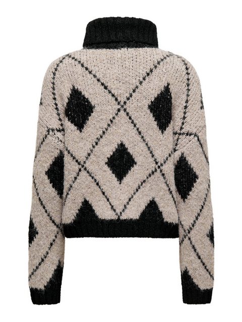 JACQUELINE de YONG Strickpullover Strickpullover Rollkragen Langarm Tiefe S günstig online kaufen