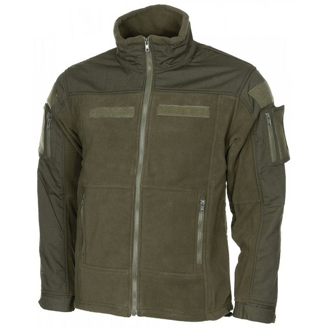 MFHHighDefence Fleecejacke Fleece-Jacke, Combat, oliv - 4XL günstig online kaufen