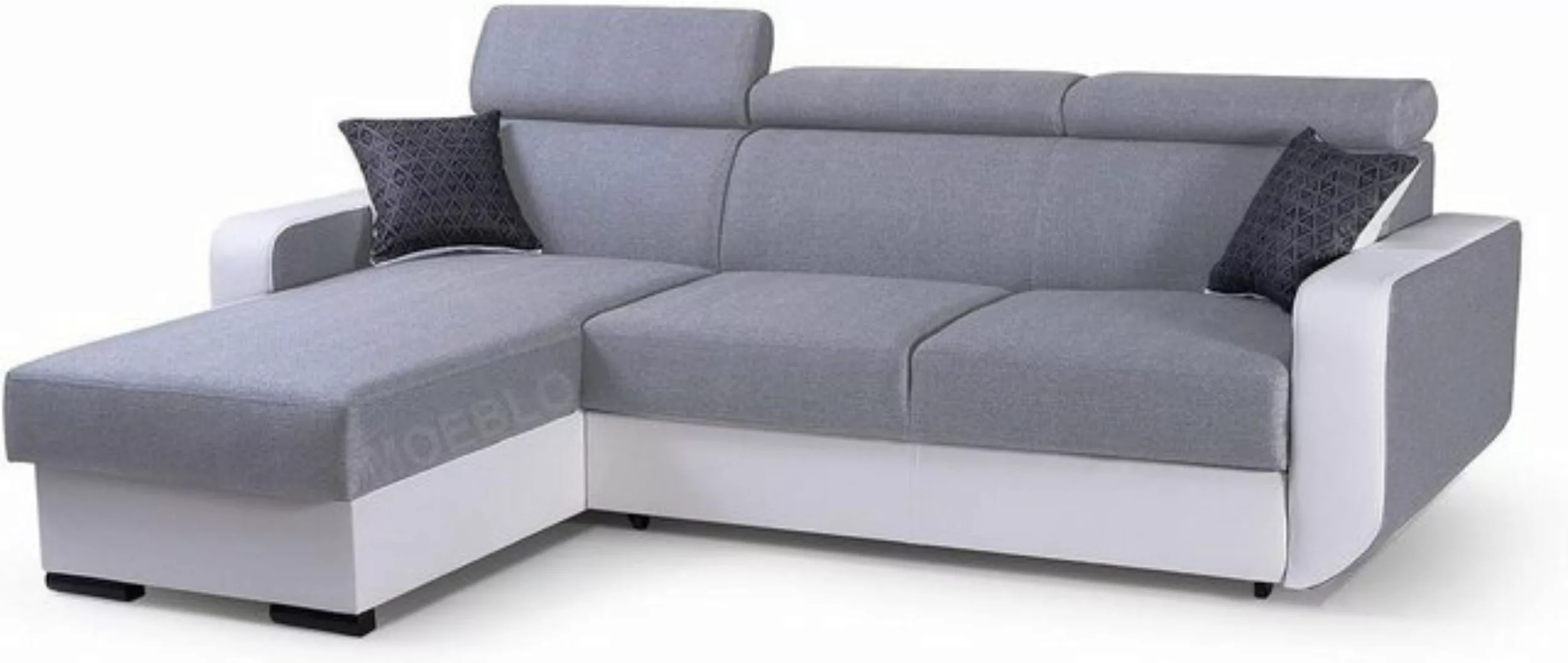 MOEBLO Ecksofa Pedro, Eckcouch Sofa Couch Wohnlandschaft L-Form Polsterecke günstig online kaufen