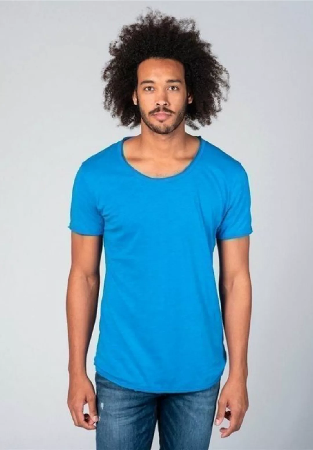 Key Largo T-Shirt Water vintage Look uni Basic MT00780 V-Ausschnitt unifarb günstig online kaufen