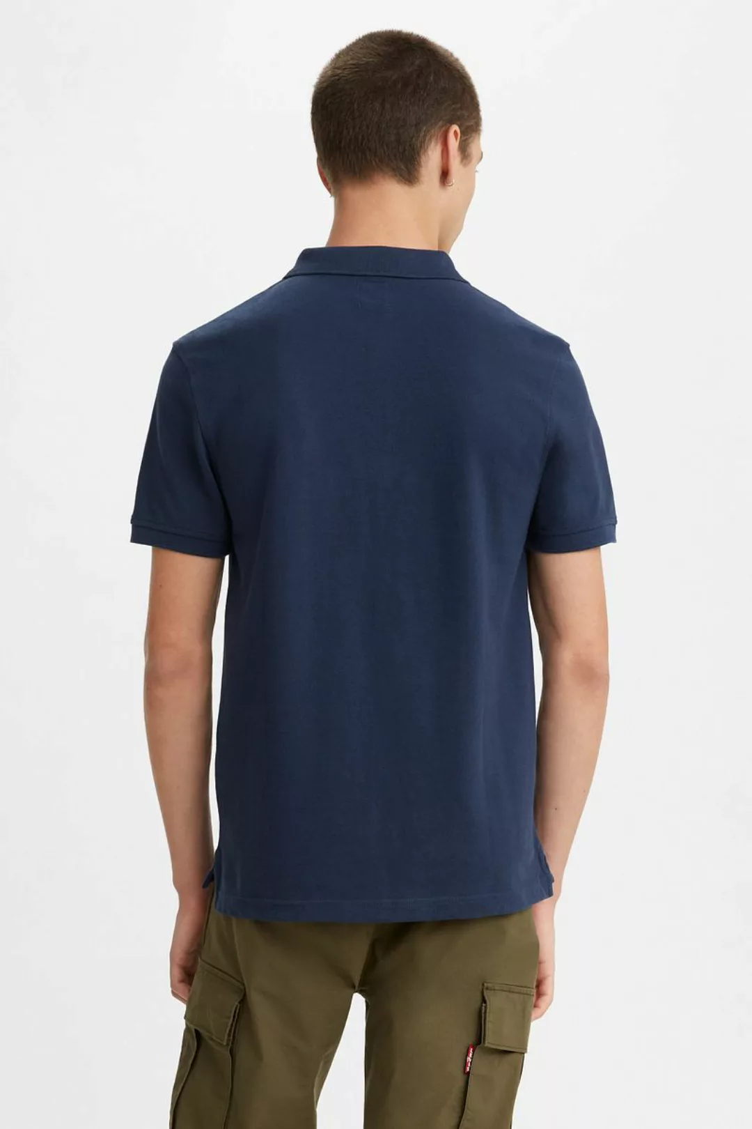 Levi's Pique Polo Shirt Blau - Größe M günstig online kaufen