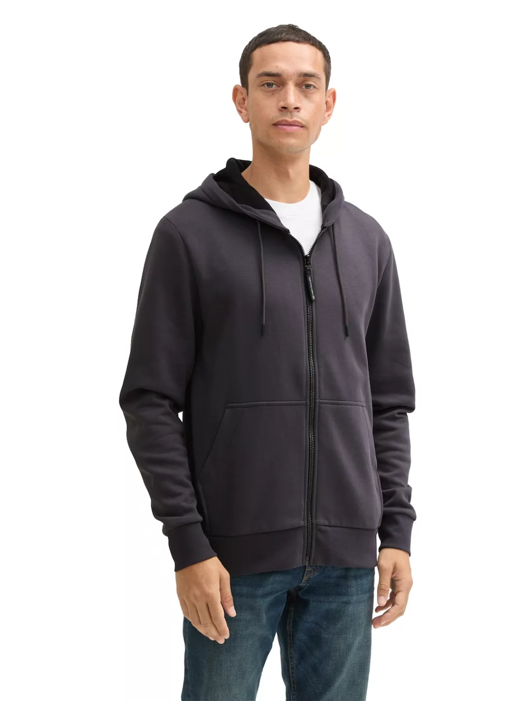 TOM TAILOR Hoodie TOM TAILOR HOODIE WITH PRINT (1-tlg) günstig online kaufen