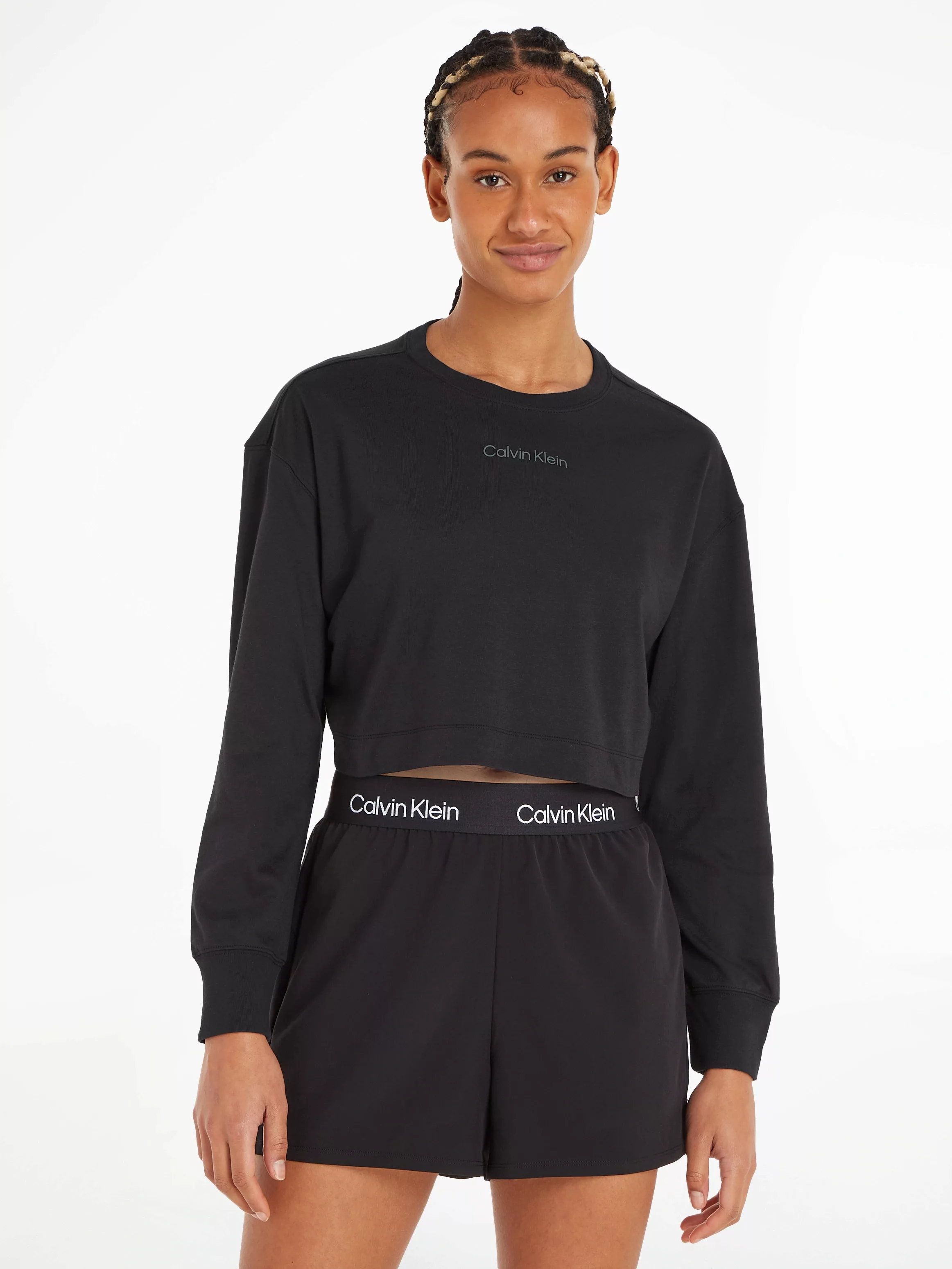 Calvin Klein Sport Langarmshirt "PW - LS Top (Cropped)" günstig online kaufen