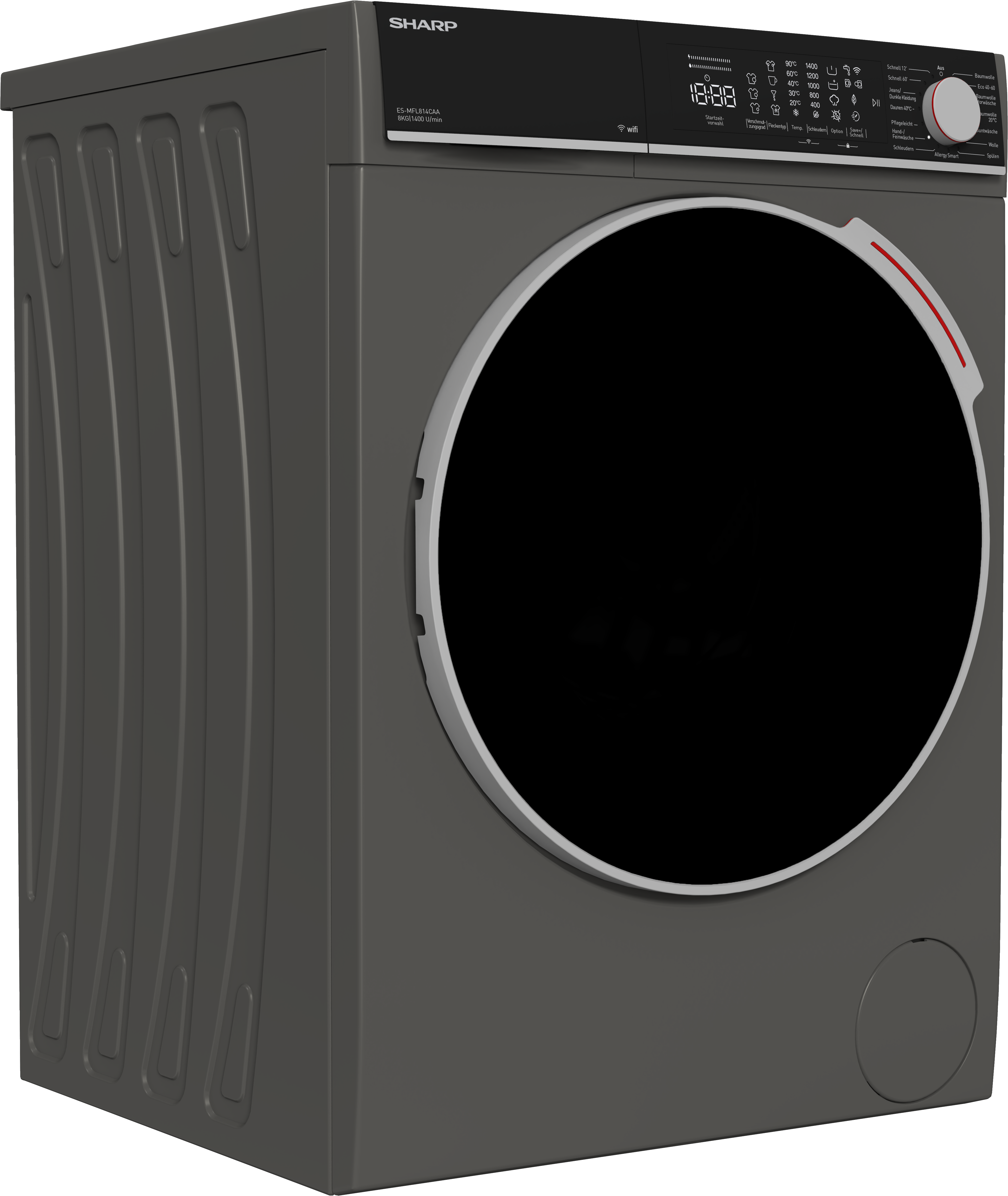 Sharp Waschmaschine Microfiber »ES-MFL814CAA-DE«, 8 kg, 1400 U/min, 8kg / + günstig online kaufen