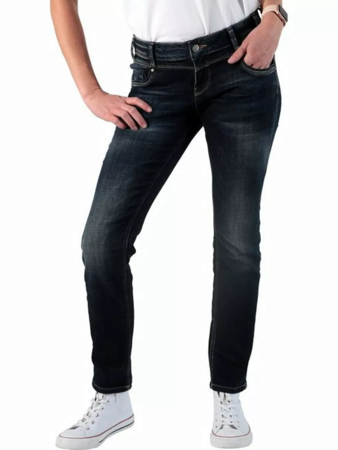M.O.D. Damen Jeans Rea - Regular Fit - Blau - Powell Blue günstig online kaufen